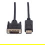 VALUE DP KABELDP-DVILSOH1M Cable DisplayPort a DVI-D Macho a Macho 1m Resolución 1920x1080 Negro LSZH
