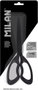 Milan Tijeras de oficina serie Shadow 20 cm Negro