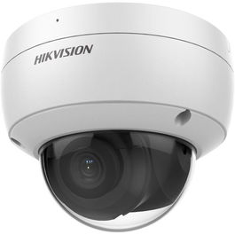 Hikvision DS-2CD2387G2-LISU/SL Cámara IP Minidomo 8MP 4K AcuSense 2.8mm Antivandálico IR30 WDR H.265+ IK10 IP67 Micrófono PoE