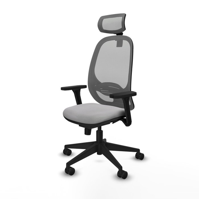PIQUERAS Y CRESPO Silla de oficina Cilanco con mecanismo Sincro Gris