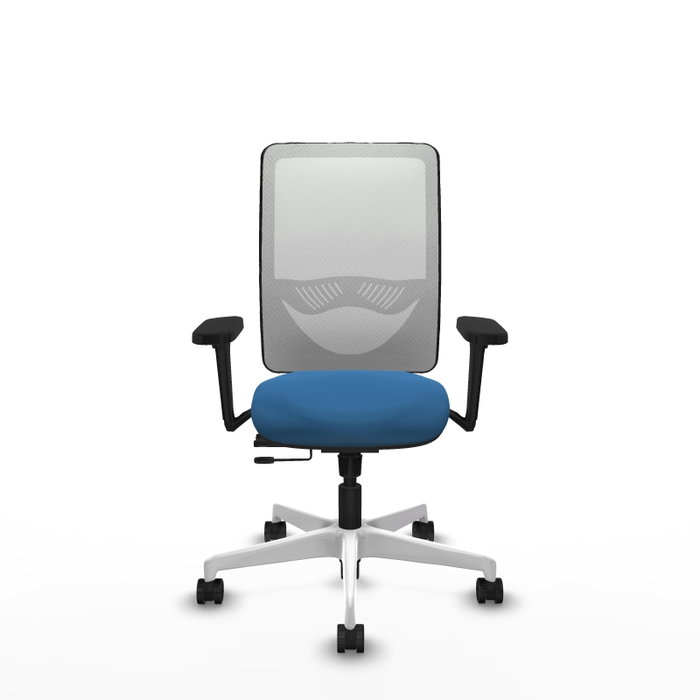 PIQUERAS Y CRESPO Silla de oficina Zulema Azul claro y Blanco PIQUERAS Y CRESPO Silla de oficina Zulema Azul claro y Blanco