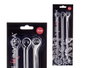 Kinvara Set de 36 Pinchos para Brocheta de Metal Plata 25cm