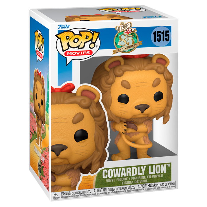 Funko Figura POP El Mago de Oz Cowardly Lion Figura Vinilo 9cm