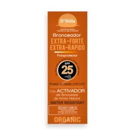 DSHILA Protector Solar Extrafuerte SPF25 100ml Acelerador del Bronceado