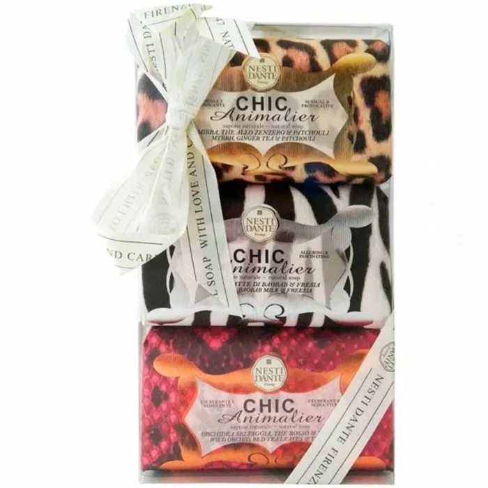 Nesti Dante Set Trio Chic Animalier Relajante, 3 unidades, 250 g Nesti Dante Set Trio Chic Animalier Relajante, 3 unidades, 250 g