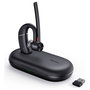 Yealink BH71 Pro Auriculares Inalámbricos Bluetooth para Oficina, Negro, 10h Batería, Incluye Receptor y Cargador