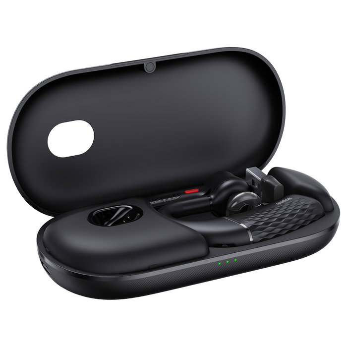 Yealink BH71 Pro Auriculares Inalámbricos Bluetooth para Oficina, Negro, 10h Batería, Incluye Receptor y Cargador