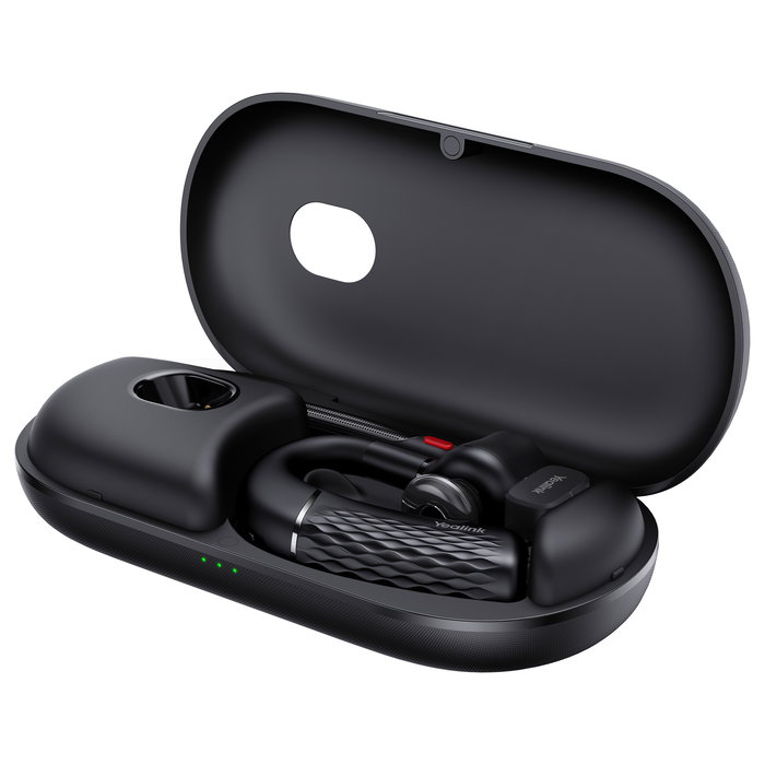 Yealink BH71 Pro Auriculares Inalámbricos Bluetooth para Oficina, Negro, 10h Batería, Incluye Receptor y Cargador