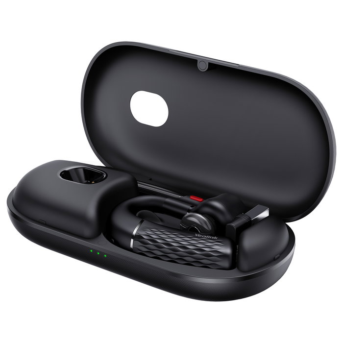 Yealink BH71 Pro Auriculares Inalámbricos Bluetooth para Oficina, Negro, 10h Batería, Incluye Receptor y Cargador