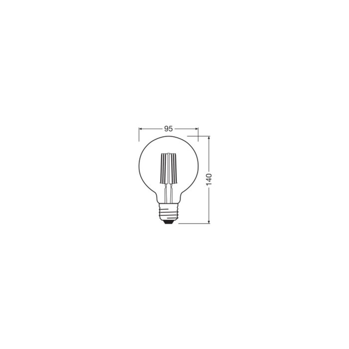 Ledvance Classic Bombilla LED E27 4W 840Lm 3000K