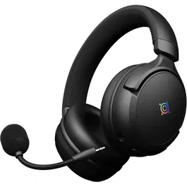 Nova Gaming Atlas Auriculares Inalámbricos para Juegos, Micrófono Desmontable, LED RGB, Negro - NOV3700527315072