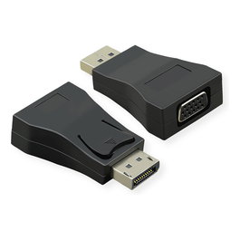 VALUE Adaptador DisplayPort a VGA Activo, 1920x1200 60Hz, Negro, Plug and Play, Ref. 12.99.3156