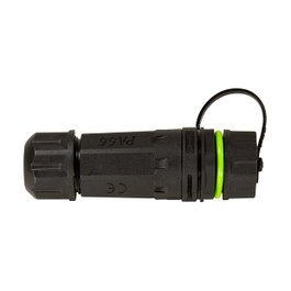 LogiLink Conector de fibra óptica dúplex SC para exteriores con prensaestopas y tapa antipolvo