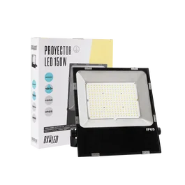 BX3 LIGHT Proyector LED Exterior 150W, Regulable TRIAC, IP65, 6000K, Cuerpo Aluminio, para Fachadas e Industriales - Modelo BX3-HVFL150WCPCW