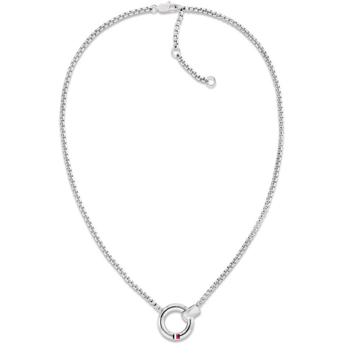 Tommy Hilfiger Collar de Acero Inoxidable Gris 41cm Tommy Hilfiger Collar de Acero Inoxidable Gris 41cm