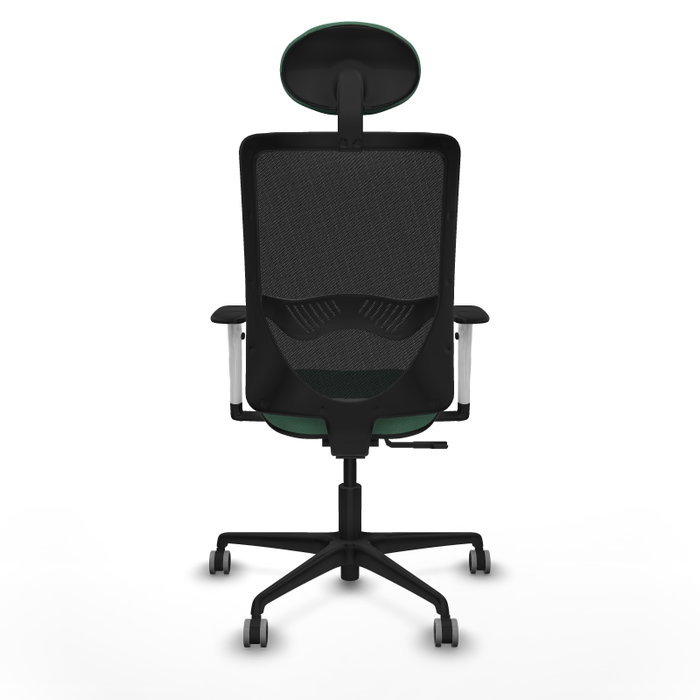 PIQUERAS Y CRESPO Silla de oficina Zulema con mecanismo Sincro, Verde esmeralda y Negro PIQUERAS Y CRESPO Silla de oficina Zulema con mecanismo Sincro, Verde esmeralda y Negro