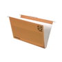GIO BY ELBA Carpeta Colgante Kraft Bicolor Visor Superior Lomo 30mm Pack de 25