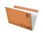 GIO BY ELBA Carpeta Colgante Kraft Bicolor Visor Superior Lomo 30mm Pack de 25