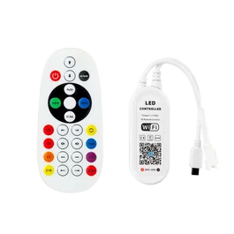 Tuya Controlador LED RGBIC Digital App + Control Remoto 12-24VDC IP20