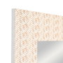 Espejo Textura Natural Madera Decoración 53 X 2 X 155 cm