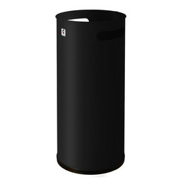 Paraguero Cilindro Metalico C/Asas G-10 21.5 Ø Negro