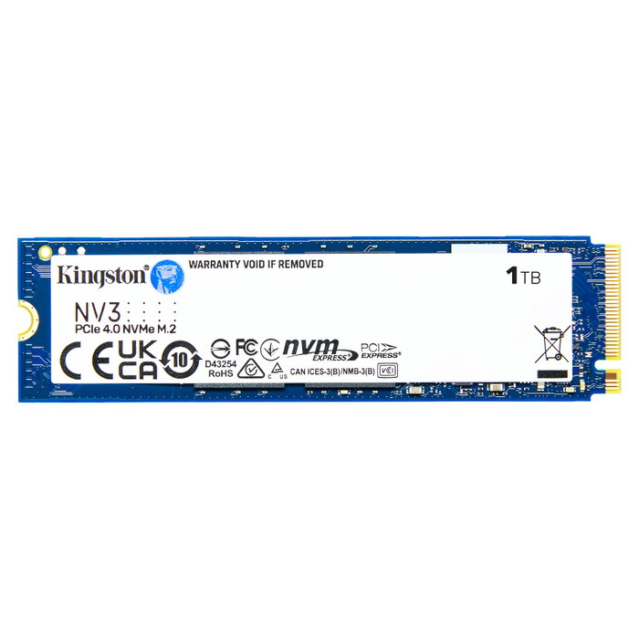Kingston NV3 1 TB M.2 2280 NVMe PCIe 4.0 SSD