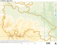 CUMIO Paquete de 50 mapas de La Rioja físico mudos