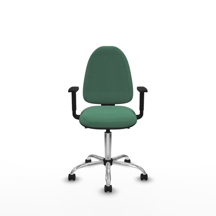 PIQUERAS Y CRESPO Silla de oficina Aýna Verde esmeralda con mecanismo Asincro