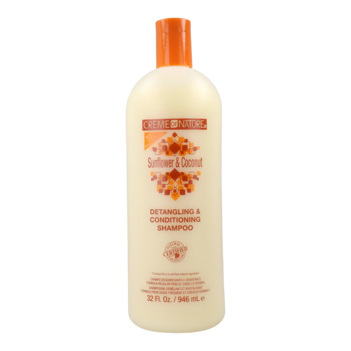 Creme of Nature Champú y Acondicionador Desenredante de Coco y Girasol Reacondicionado Creme of Nature Champú y Acondicionador Desenredante de Coco y Girasol Reacondicionado