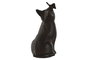 DKD Home Decor Figura de Gato en Hierro Colado Negro