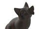 DKD Home Decor Figura de Gato en Hierro Colado Negro