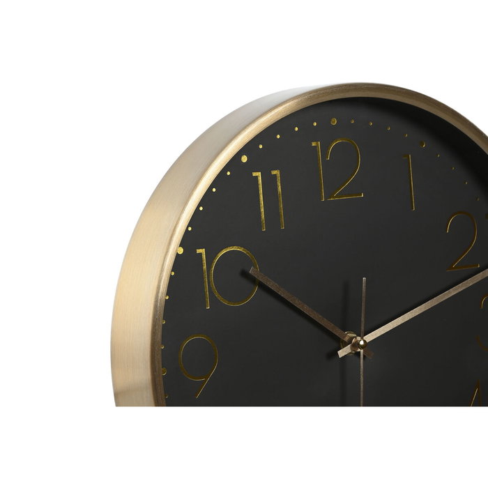 DKD Home Decor Reloj de Pared de Aluminio Dorado Surtido de 2 Unidades DKD Home Decor Reloj de Pared de Aluminio Dorado Surtido de 2 Unidades