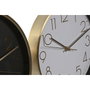 DKD Home Decor Reloj de Pared de Aluminio Dorado Surtido de 2 Unidades