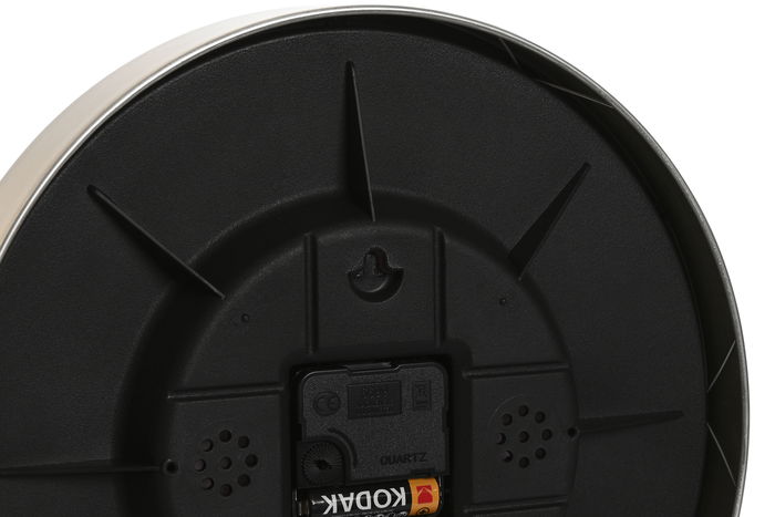 DKD Home Decor Reloj de Pared Glam 4.3 x 30 x 30 cm Blanco Negro 2 Unidades