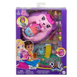 Mattel Polly Pocket Cofre-Bolso Mamá Erizo Y Bebé Jbj91