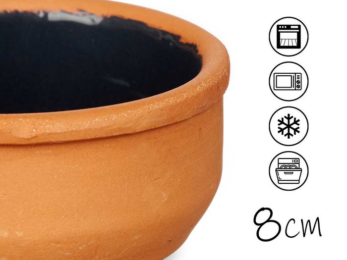 La Dehesa Set 6 Cazuelas Barro 8 cm Color Negro Antracita (pieza: 8 x 8 x 3,5 cm) (Set de 10) La Dehesa Set 6 Cazuelas Barro 8 cm Color Negro Antracita (pieza: 8 x 8 x 3,5 cm) (Set de 10)