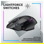 Logitech G502 X Plus Lightspeed Gaming Mouse Inalámbrico, Negro, 910-006162