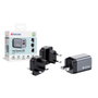 Verbatim GNC-35 Cargador de Pared GaN 35 W con USB-C PD y USB-A QC 3.0, Gris/Negro