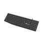 Natec Nautilus Teclado de Membrana USB Negro Full-size