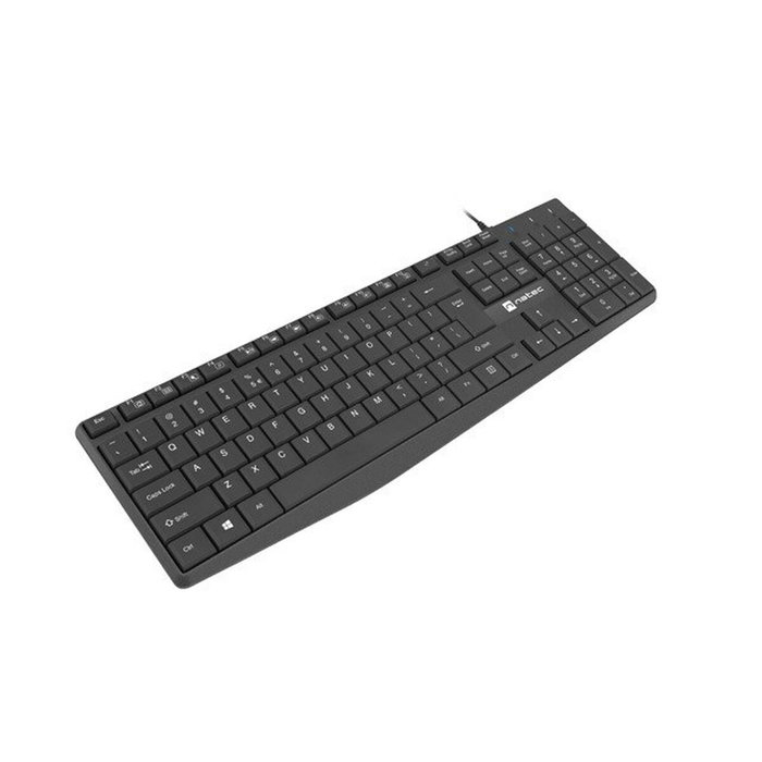 Natec Nautilus Teclado de Membrana USB Negro Full-size