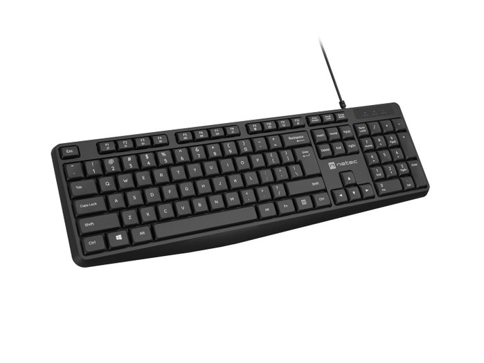 Natec Nautilus Teclado con cable QWERTY layout polaco 13 teclas multimedia USB 2.0 Negro Natec Nautilus Teclado con cable QWERTY layout polaco 13 teclas multimedia USB 2.0 Negro