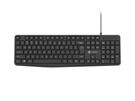 Natec Nautilus Teclado con cable QWERTY layout polaco 13 teclas multimedia USB 2.0 Negro