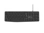 Natec Nautilus Teclado con cable QWERTY layout polaco 13 teclas multimedia USB 2.0 Negro