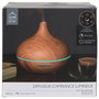 Home Deco Factory Difusor LED Efecto Madera USB 300ml Colección Natural