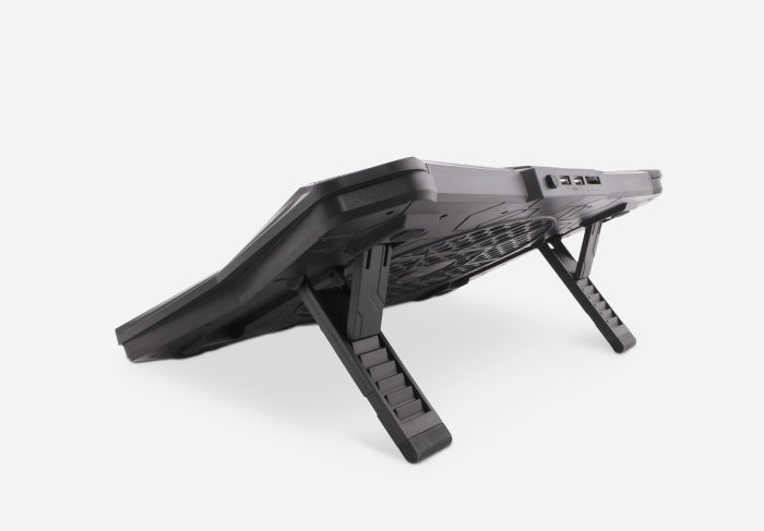 Deep Gaming Soporte Base Refrigeración Portátil RBW-17 con Ventilador 175mm, LED Rainbow, 7 Posiciones, Hub USB, Compatible hasta 17.3 Pulgadas Deep Gaming Soporte Base Refrigeración Portátil RBW-17 con Ventilador 175mm, LED Rainbow, 7 Posiciones, Hub USB, Compatible hasta 17.3 Pulgadas