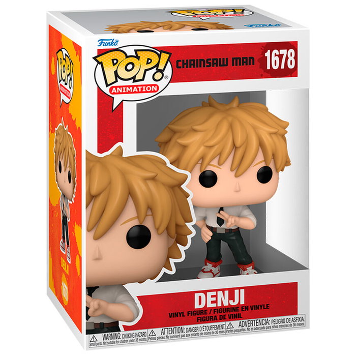 Funko Figura POP Chainsaw Man Denji Figura Vinilo 9cm Caja Regalo