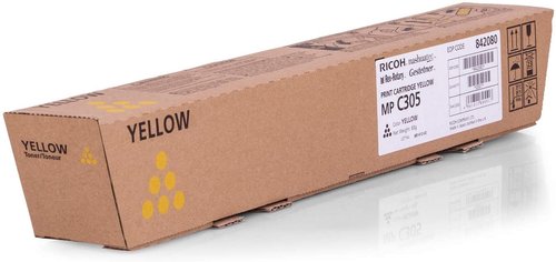 Ricoh 842080 Tóner Amarillo para MPC305sp/305SPF Ricoh 842080 Tóner Amarillo para MPC305sp/305SPF
