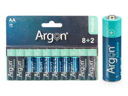 Argon Pila Alcalina LR6 AA Pack 10 Unidades - 1.5V, Sin Mercurio ni Cadmio (Set de 30)