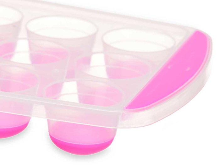 Leknes Cubitera de Plastico Redonda 24.5x11.8x2.7 cm (Set de 48)