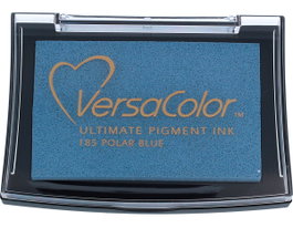 Tsukineko Almohadilla de tinta VERSACOLOR azul polar 95x65mm